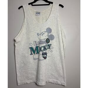 Disney Vintage 90s Mickey Mouse Gear For Sports Big Cotton Large Tank